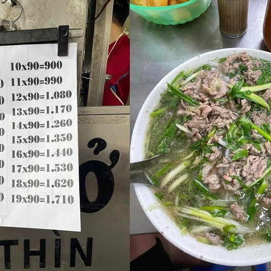 Phở bò 90.000 đồng/bát: Dân mạng phát sốt, ông chủ phản ứng gắticon