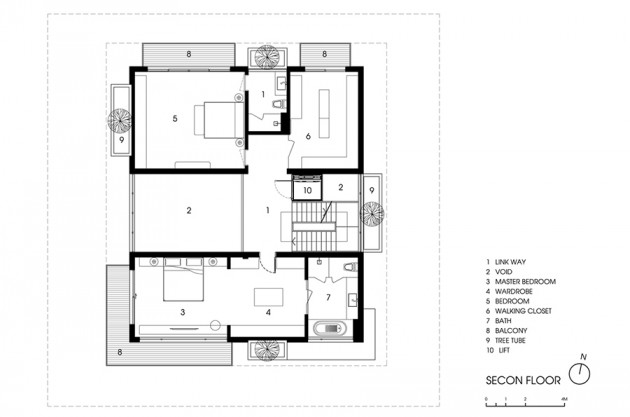 Biệt thự hiện đại 3 tầng đẹp ngỡ ngàng với ý tưởng thiết kế từ bụi tre