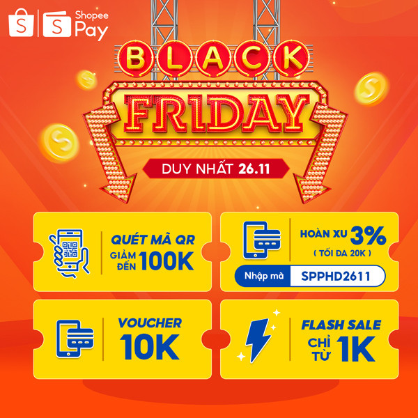 Black Friday, loạt deal công nghệ sale kịch sàn trên Shopee