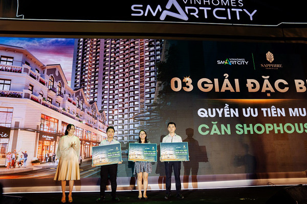 Bùng nổ giao dịch trong sự kiện mở bán căn hộ Vinhomes Smart City