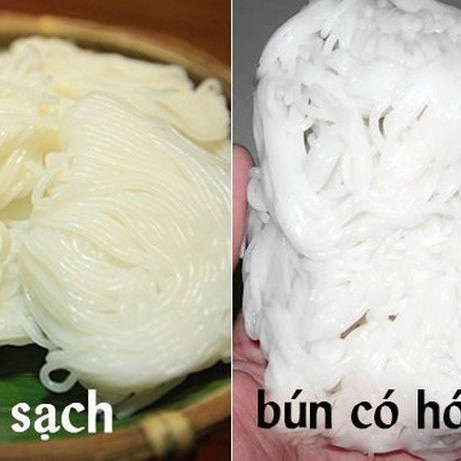 Cách chọn bún ngon không có hàn the, không hại sức khỏeicon