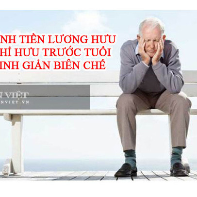 Cách tính tiền lương hưu khi nghỉ hưu trước tuổi thuộc diện tinh giản biên chếicon