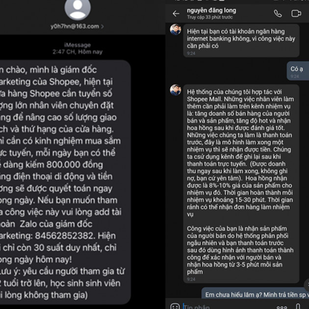 Cầm cố xe, vàng... vì tin lời dụ dỗ làm cộng tác viên bán hàngicon