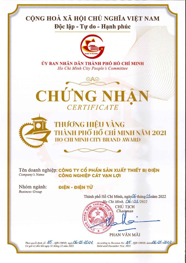 Cát Vạn Lợi - Doanh nghiệp có sản phẩm công nghiệp chủ lực của TP.HCM