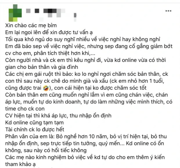 Chị em khủng hoảng hậu Covid-19: Thu nhập hơn nửa tỷ cũng... buôngicon