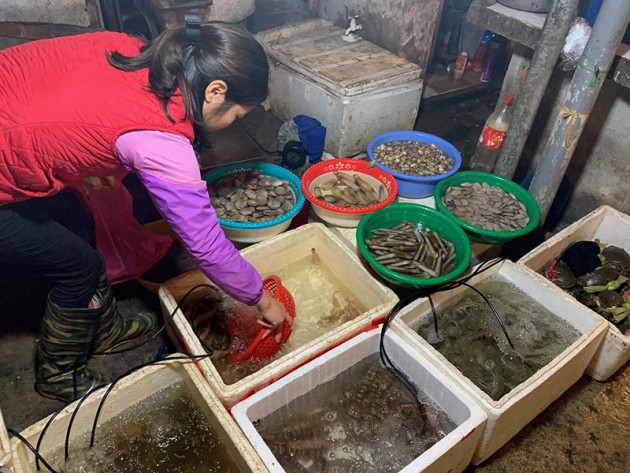 Chiêu bán hàng mới, chị bán rau, bà buôn cá bình thản mùa dịchicon