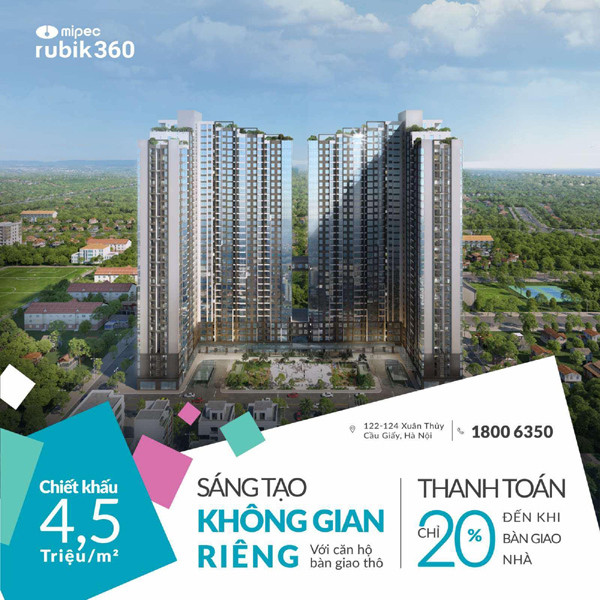 Chủ đầu tư Mipec Rubik360 dành 2.5 tỷ tri ân khách hàng
