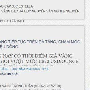 Chưa từng có: 1 ngày tăng 4 triệu, vàng đắt nhất mọi thời đạiicon