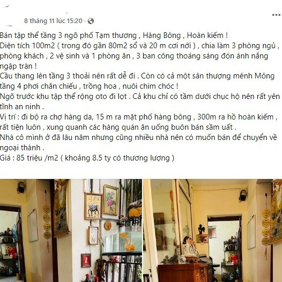 Chung cư cao cấp chào thua, căn hộ cũ trung tâm Hà Nội bán giá giật mìnhicon