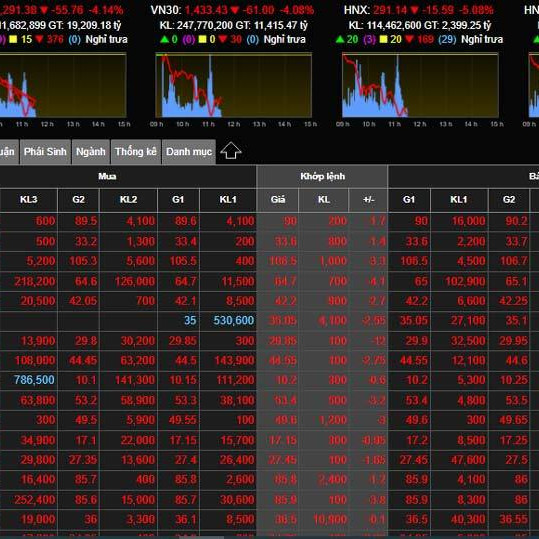 Chứng khoán Việt giảm mạnh lịch sử, vốn hóa mất 26 tỷ USDicon