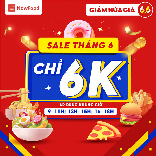 Có gì bất ngờ trên NowFood vào mùa sale giữa năm?