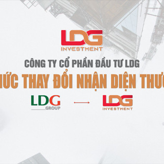 Công ty CP Đầu tư LDG thay đổi hệ thống nhận diện thương hiệu