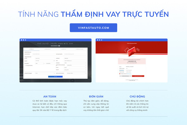 Đã có thể mua ô tô Vinfast trực tuyến