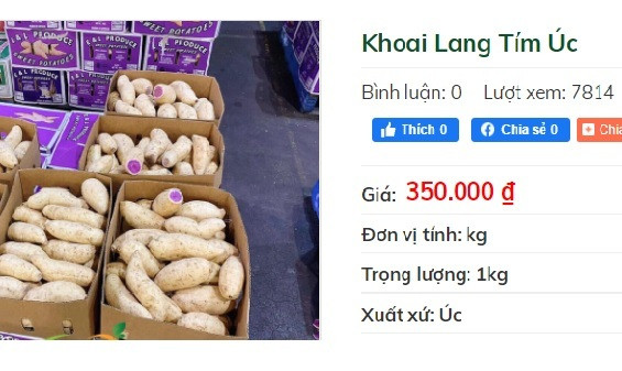 Đặc sản cua biển mất giá, khoai lang tím bất ngờ đắt đỏ