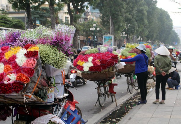 mưu sinh,nghề kiếm sống,bán hoa,lập nghiệp