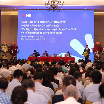 Đại hội cổ đông MB: dự kiến chi trả cổ tức tối đa 15%