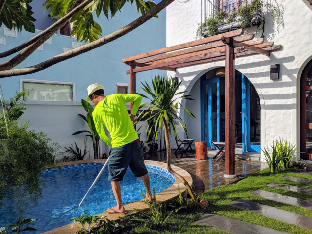 Đắm mình trong ngôi nhà phong cách Địa Trung Hải ở Hội An