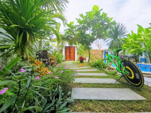 Đắm mình trong ngôi nhà phong cách Địa Trung Hải ở Hội An