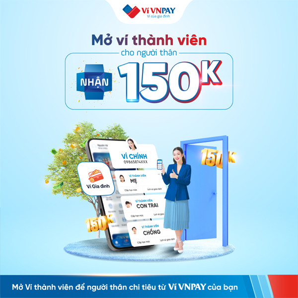 Dễ dàng quản lý ‘quỹ’ tiêu vặt của con với ví VNPAY