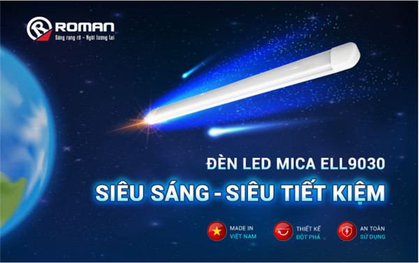 Đèn Led mica - giải pháp chiếu sáng cho không gian hiện đại