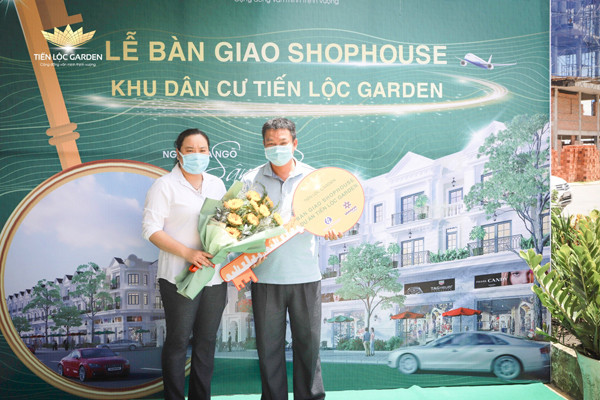 Dự án Tiến Lộc Garden bàn giao shophouse thiết kế tân cổ điển