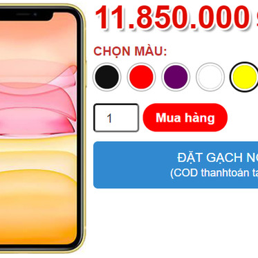 Giá iPhone 11 giảm xuống dưới 12 triệu đồng, hàng chưa đập hộp 'bay' 6 triệu