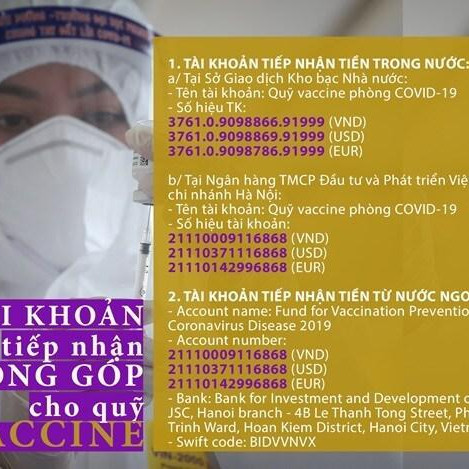 Gửi hàng nghìn tỷ tại ngân hàng, Quỹ vaccine được hưởng bao nhiêu tiền lãi?icon