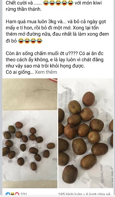 Ham của lạ, chị em đặt mua kiwi rừng tí hon và cái kết 'cười ra nước mắt'