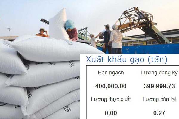 Hạn ngạch xuất khẩu gạo: Hải quan cam kết không có sự can thiệpicon