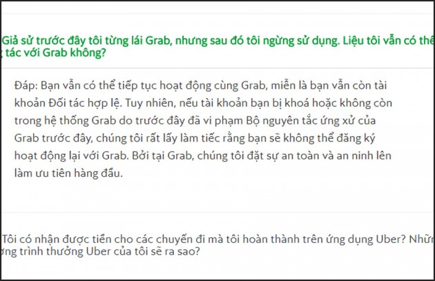 grab,uber,taxi truyền thống,lái xe Uber,lái xe truyền thống