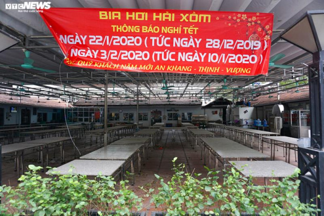 Hậu Nghị định 100 và Covid-19: Nhiều quán bia lớn ở Hà Nội đóng cửa - 2