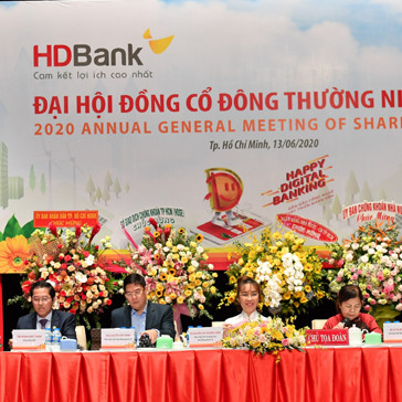 HDBank bắt đầu chia cổ tức và thưởng cổ phiếu tỷ lệ 65%