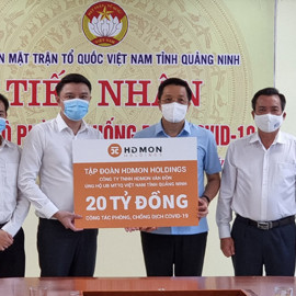 HDMon Holdings ủng hộ Quảng Ninh 20 tỷ đồng chống dịch