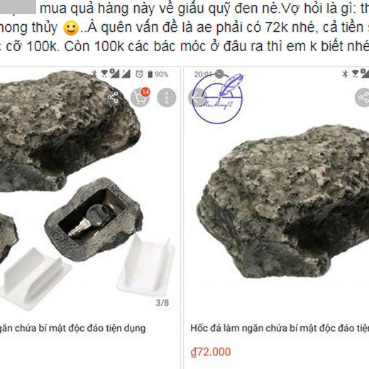 Hộc đá giấu tiền, các ông chồng âm thầm rủ nhau muaicon