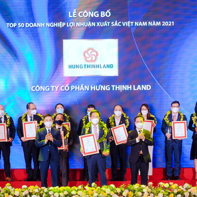 Hưng Thịnh Land vào Top 50 Doanh nghiệp lợi nhuận xuất sắc Việt Nam