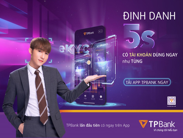 Khách hàng TPBank có thể mở tài khoản dùng được ngay trên di động