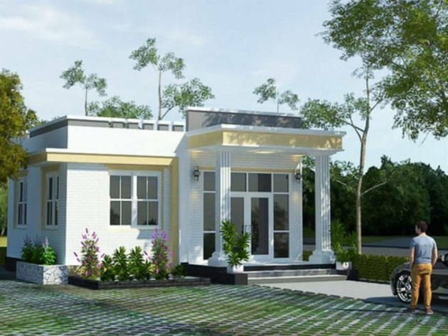 Khó tin trước những nhà cấp 4 đẹp giá rẻ 100 triệu đồng