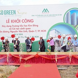 Khu đất vàng Nam Sài Gòn khởi công hạng mục đầu tiên