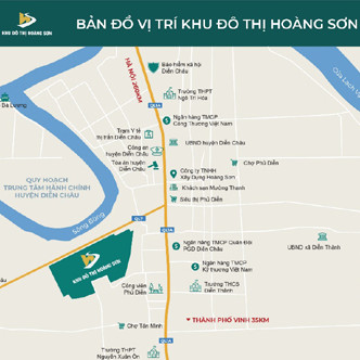 Khu đô thị Hoàng Sơn tạo sức hút nhờ lợi thế vị trí