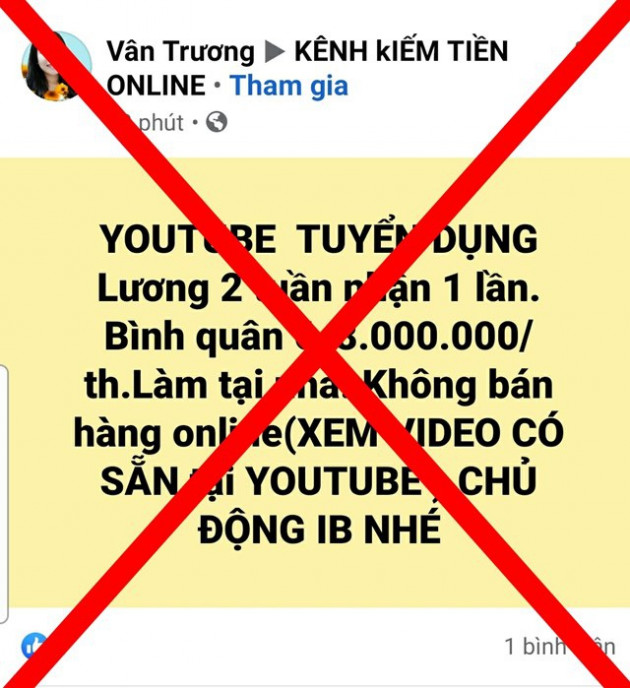 Kiếm tiền trên mạng: Coi chừng sập bẫy - 2