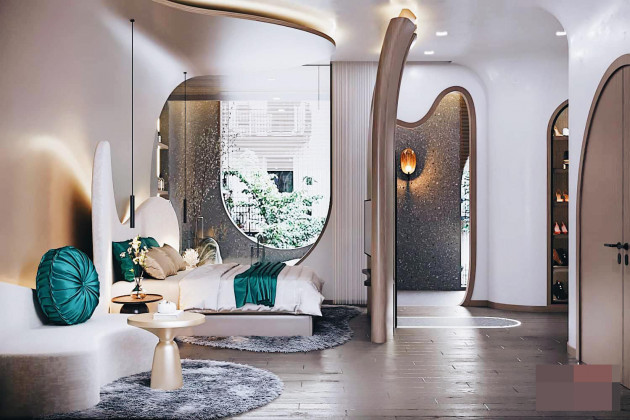 Kiệt tác kiến trúc con trai tặng bố mẹ dưỡng già, cảm giác như phi thuyền sắp cất cánh