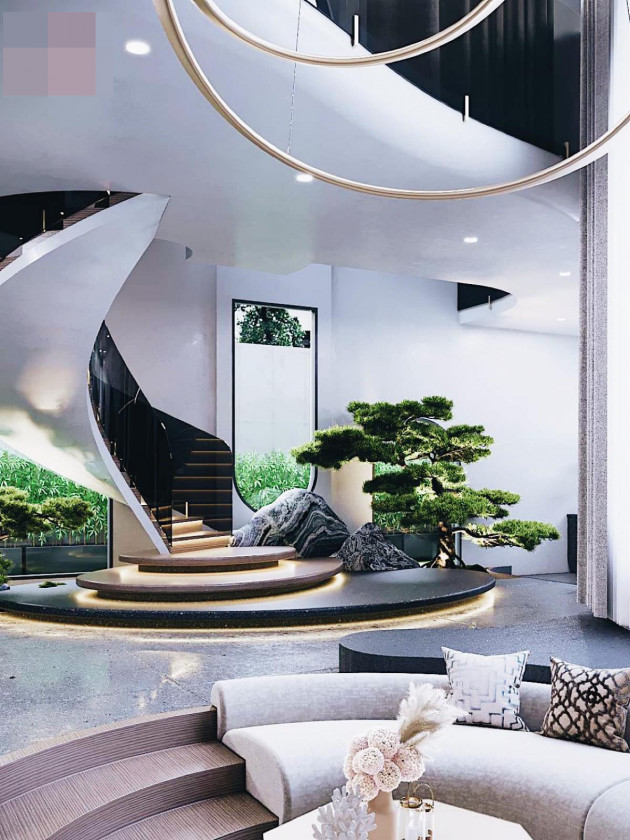 Kiệt tác kiến trúc con trai tặng bố mẹ dưỡng già, cảm giác như phi thuyền sắp cất cánh