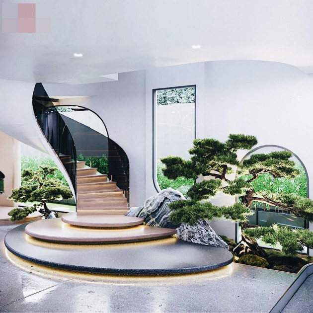 Kiệt tác kiến trúc con trai tặng bố mẹ dưỡng già, cảm giác như phi thuyền sắp cất cánh