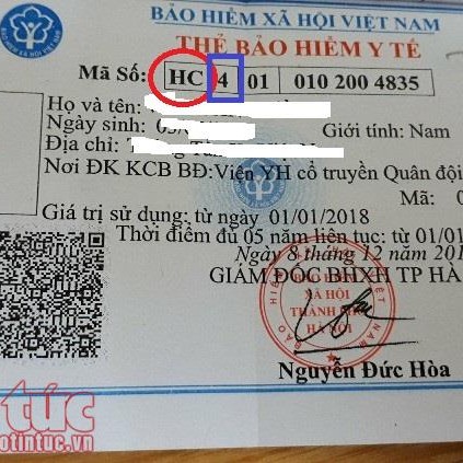 Ký hiệu trên thẻ BHYT năm 2018 giúp người dân hiểu quyền lợi được hưởng ra sao?