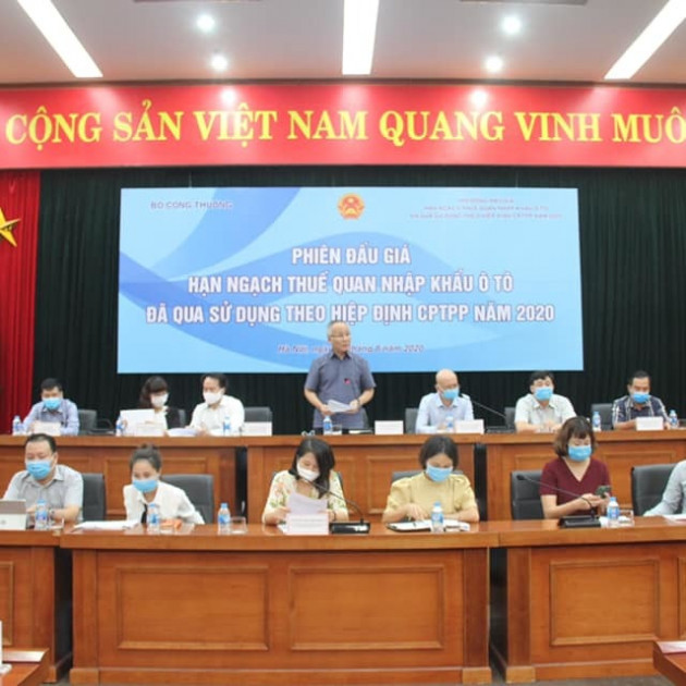 Lần đầu tiên Việt Nam đấu giá ô tô cũ theo tiêu chuẩn CPTPPicon