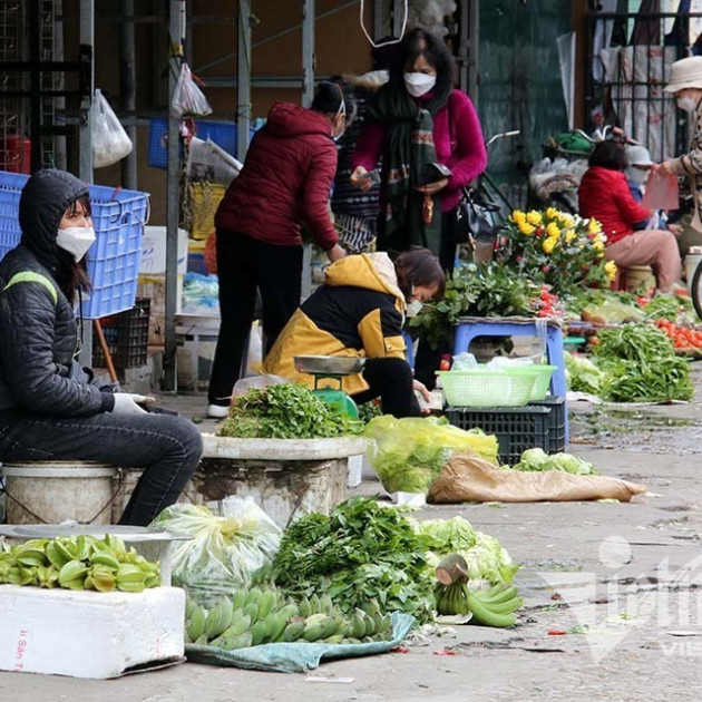 Lạnh tê tái, rau xanh hụt nguồn về chợ, giá tăng gấp đôi