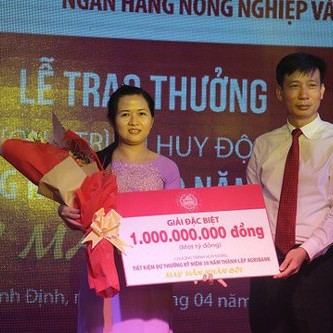 Lộ diện chủ nhân giải thưởng 1 tỷ đồng từ Agribank