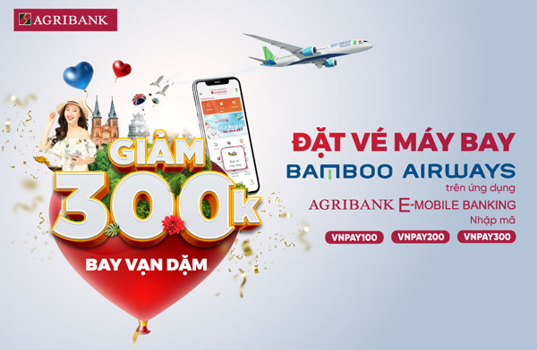 Loạt ưu đãi cho khách dùng ứng dụng Agribank E-Mobile Banking