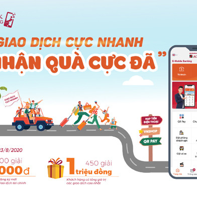 Loạt ưu đãi cho khách dùng ứng dụng Agribank E-Mobile Banking