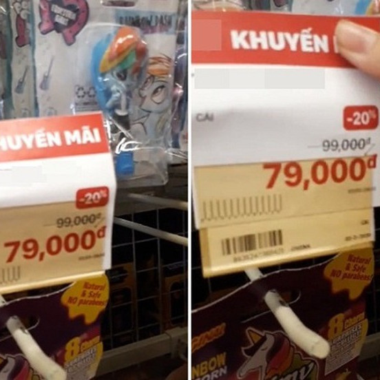 Mánh khóe giảm giá của siêu thị khiến khách hàng giận tím mặticon